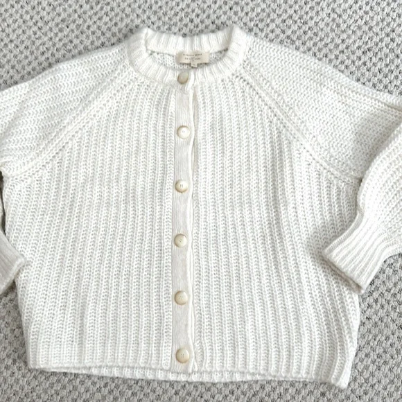 NWOT Sézane Emile Cardigan - Ecru - Size Small - Picture 9 of 13